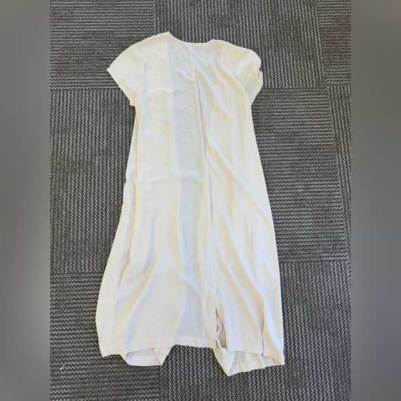 Eileen Fisher 100% Silk Cream Duster Vest, size S - Picture 6 of 6